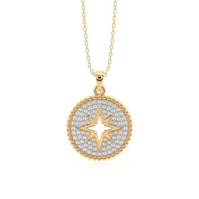 Star Shine Diamond Pendant